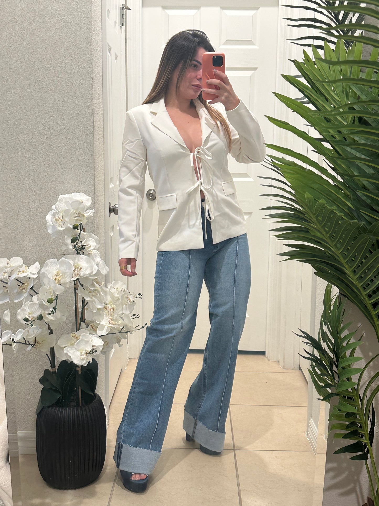 White blazer Coquete