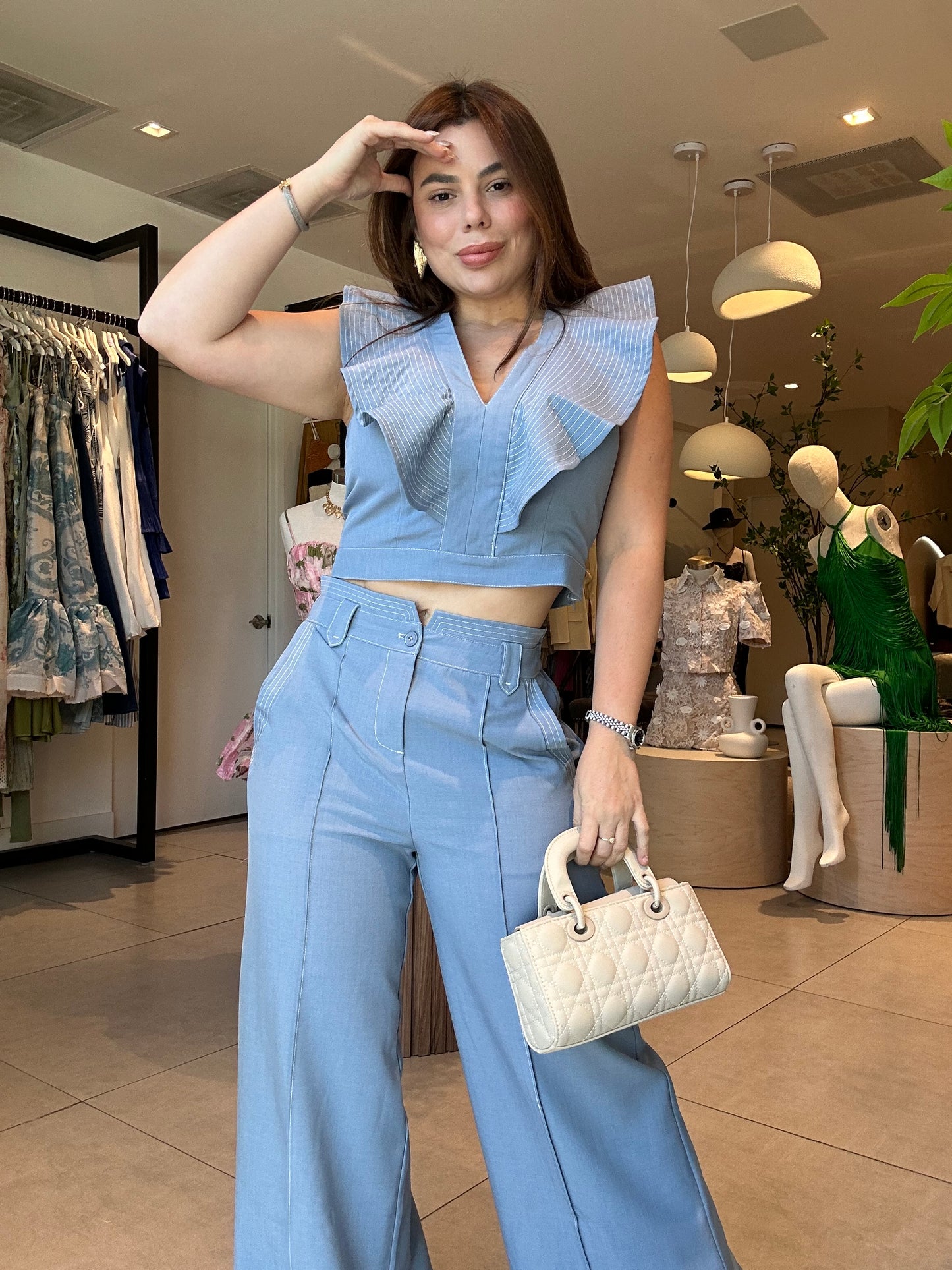 Blue set two pieces