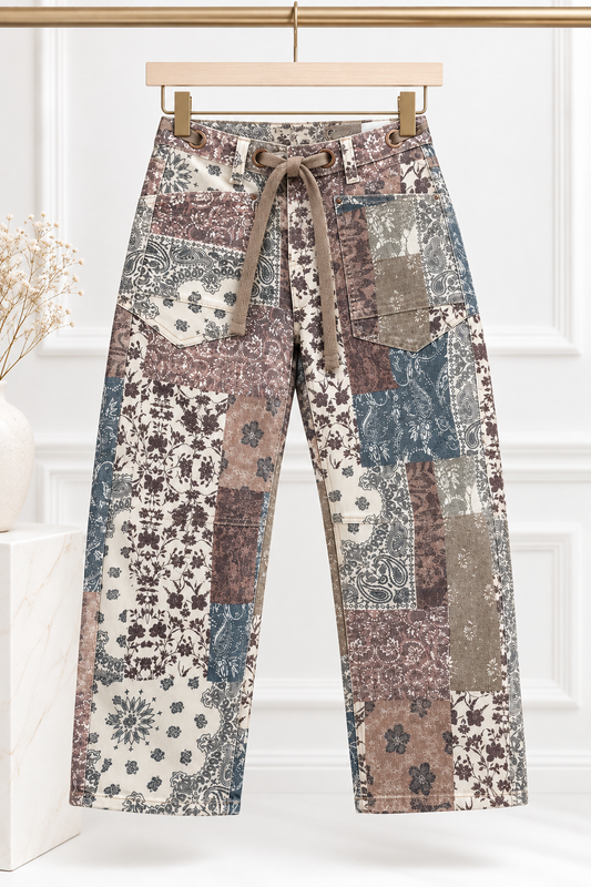Bandana Patchwork Denim
