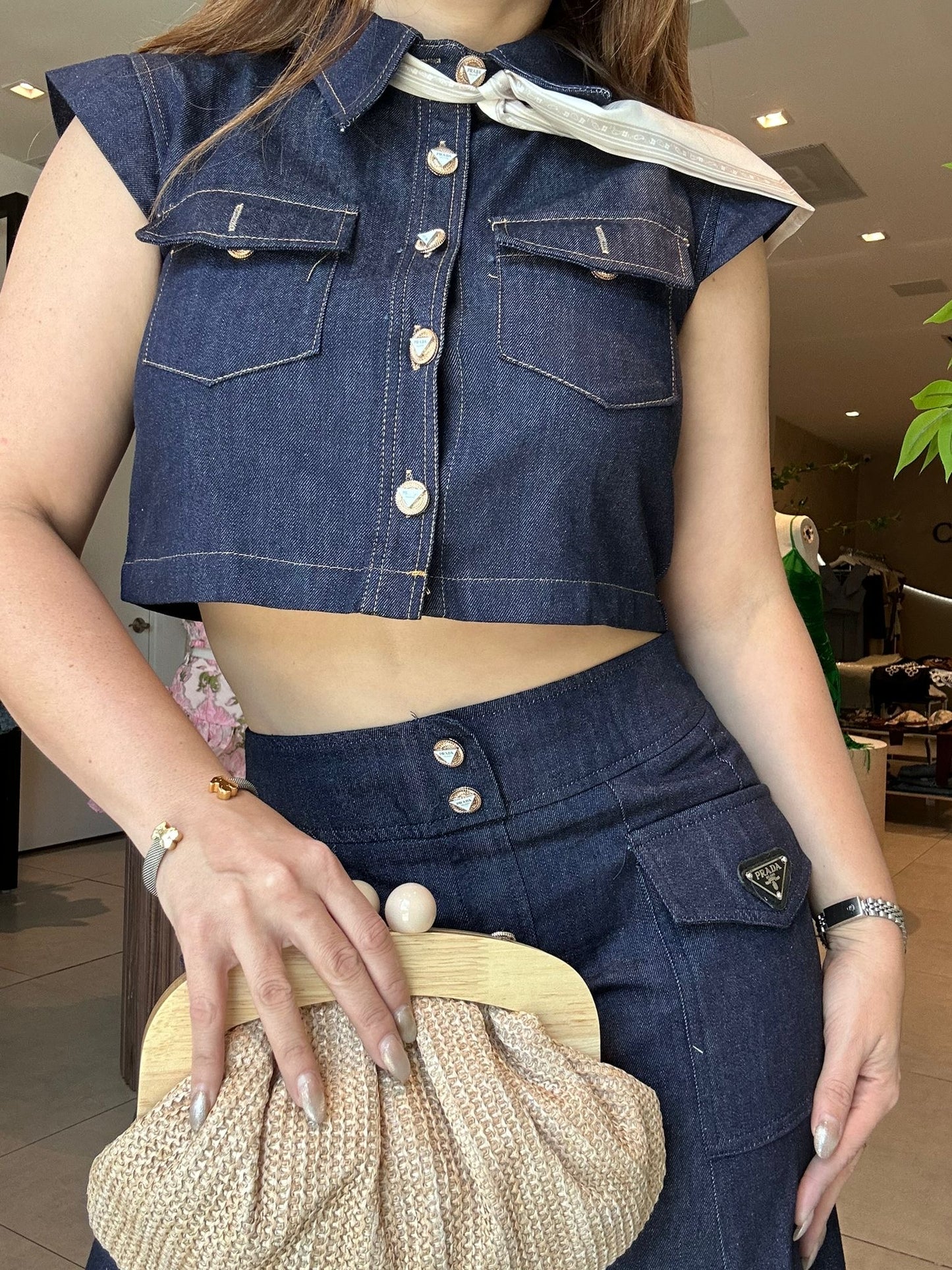 Prada Denim Set