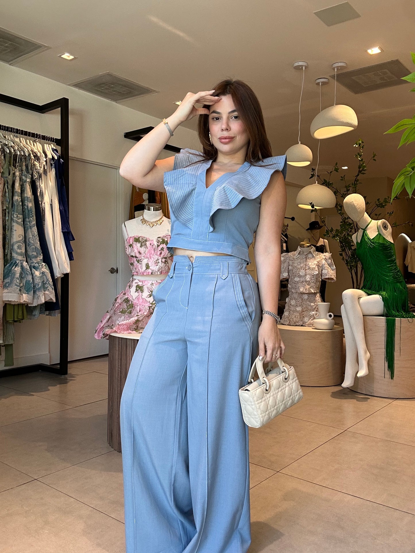 Blue set two pieces