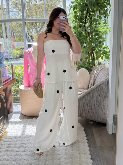 Polka dots line set