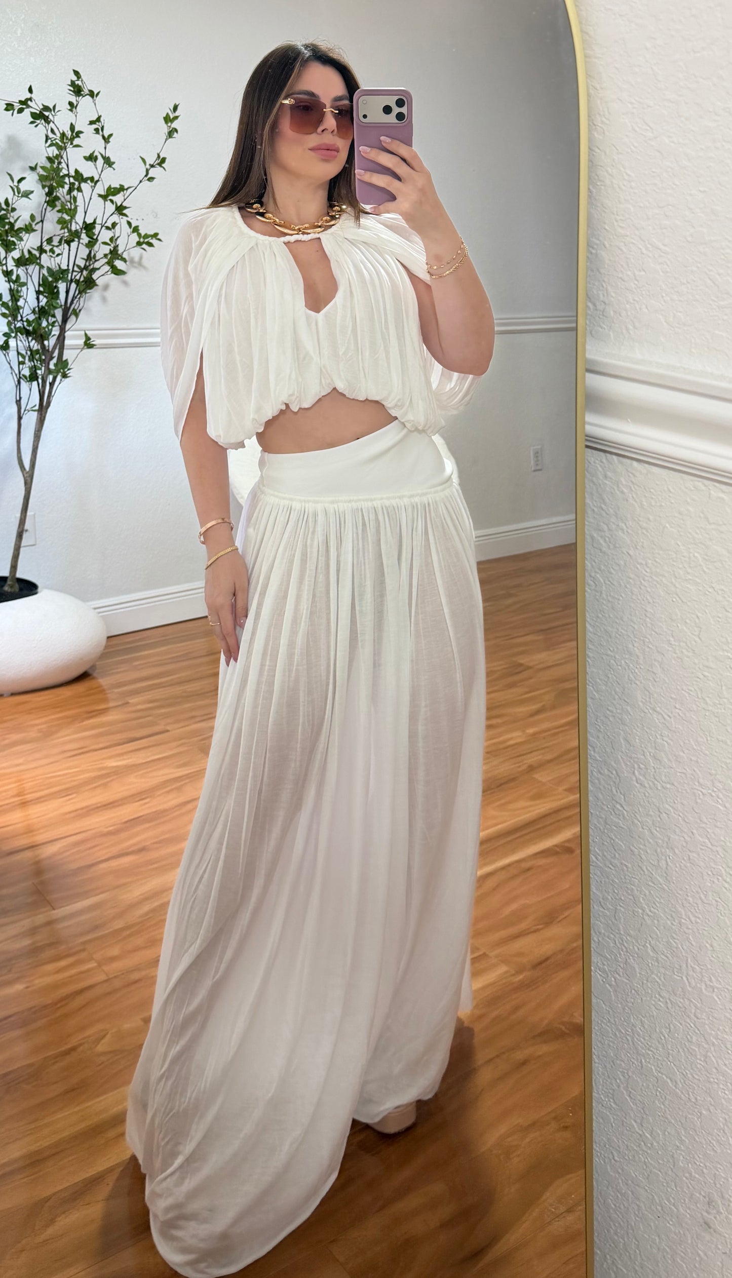 White perla set
