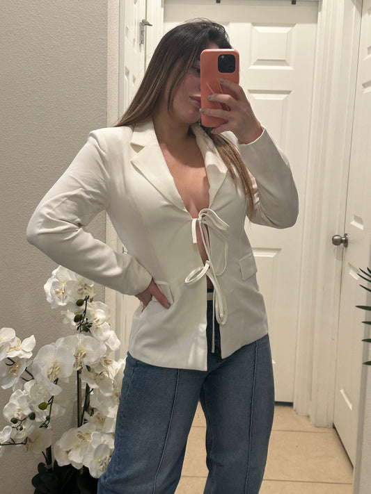 White blazer Coquete