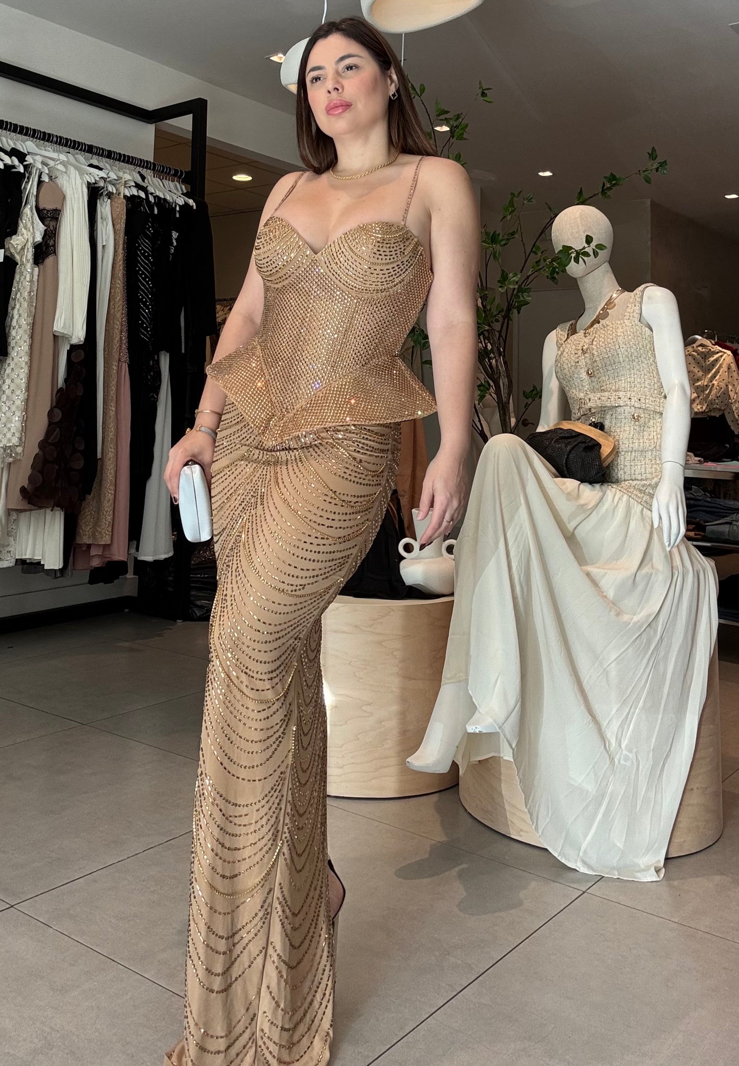 Noche eterna Maxi dress