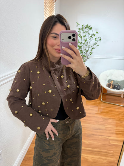Studded Cocoa Jacket
