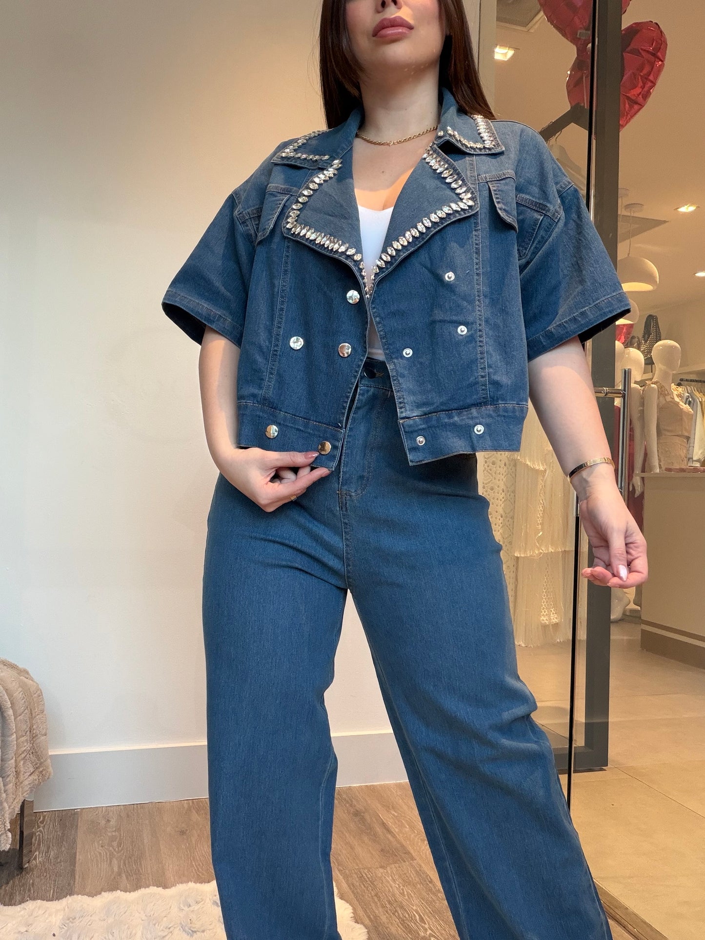 Elena en denim