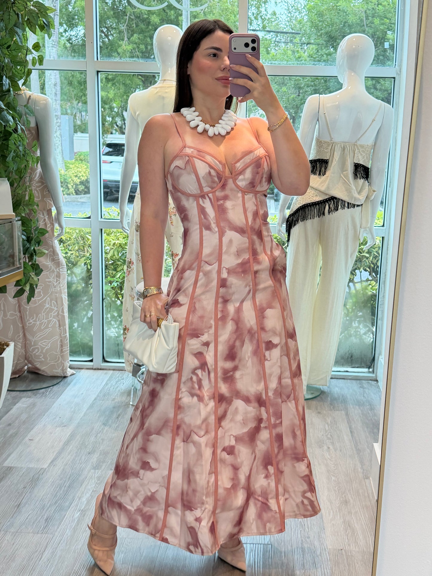 Blossom pink dress