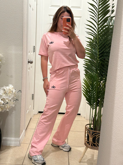 Alo pink set