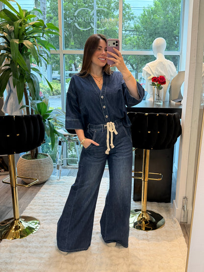 Miss denim set