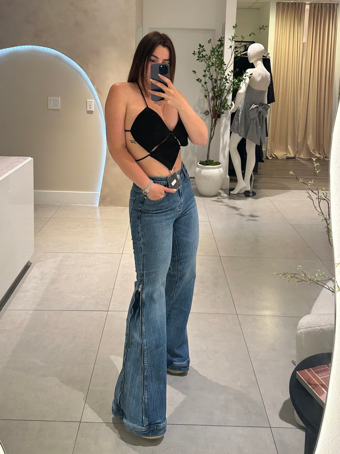 Vicky Jeans zipper