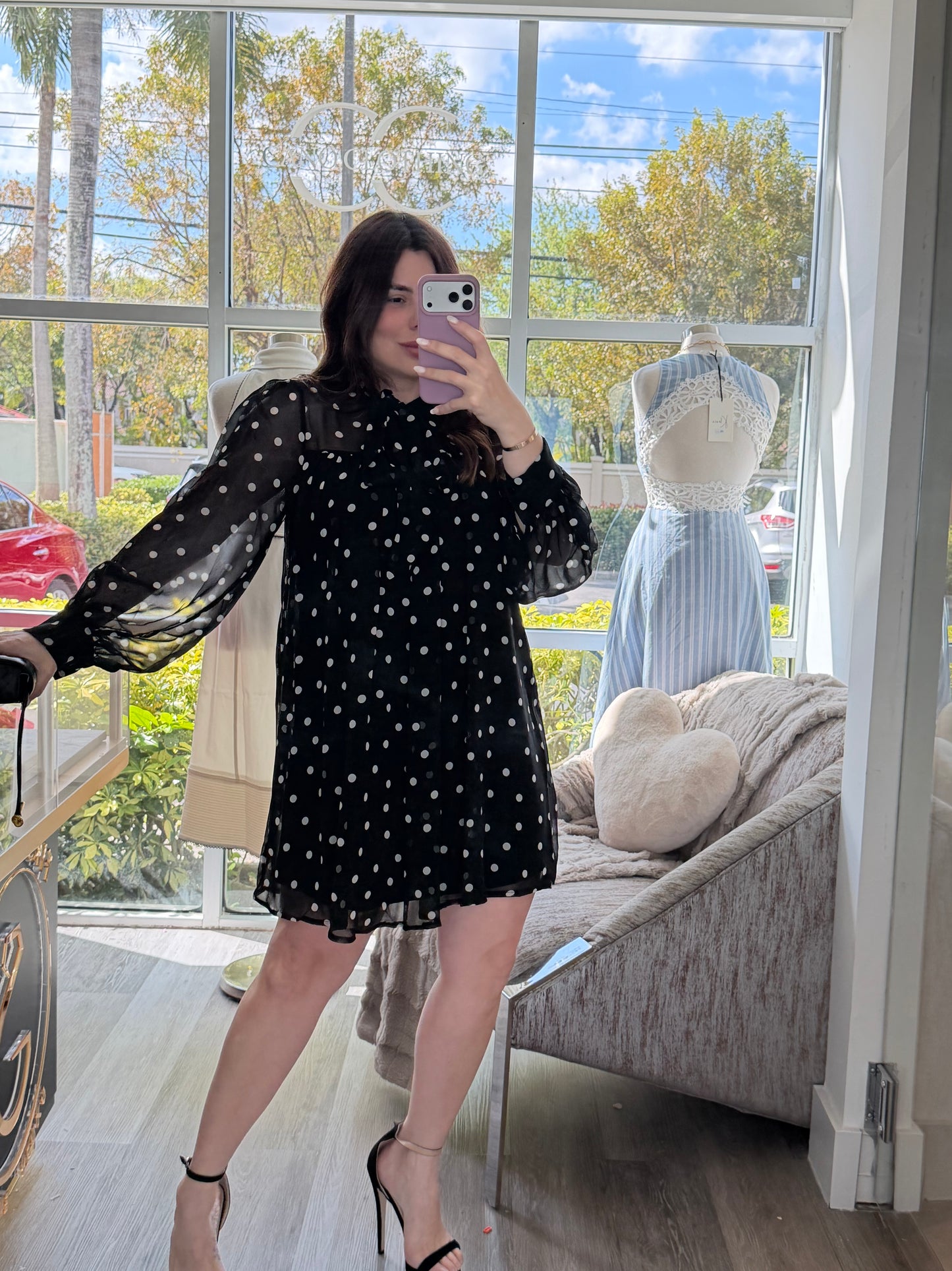 Dress polka dots