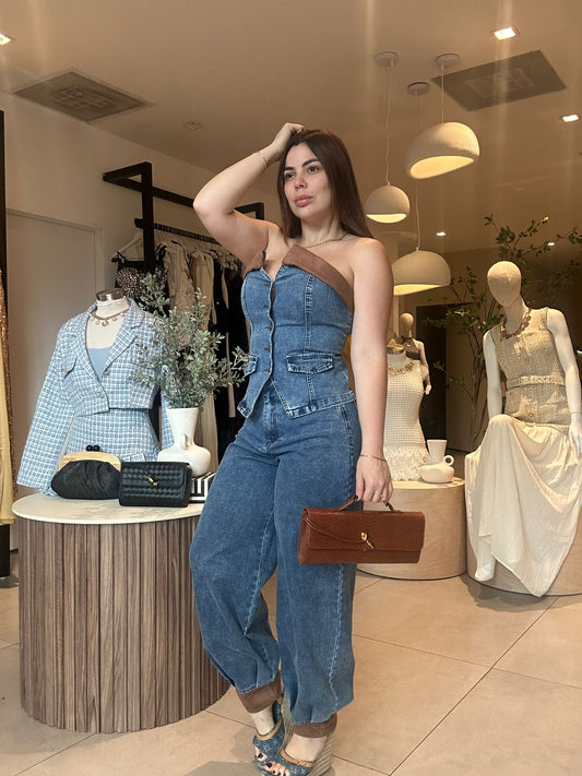 Suha Denim Set