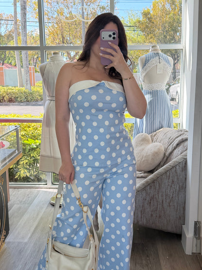 Polka dot set strech