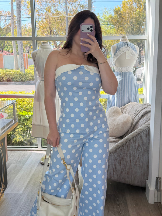 Polka dot set strech