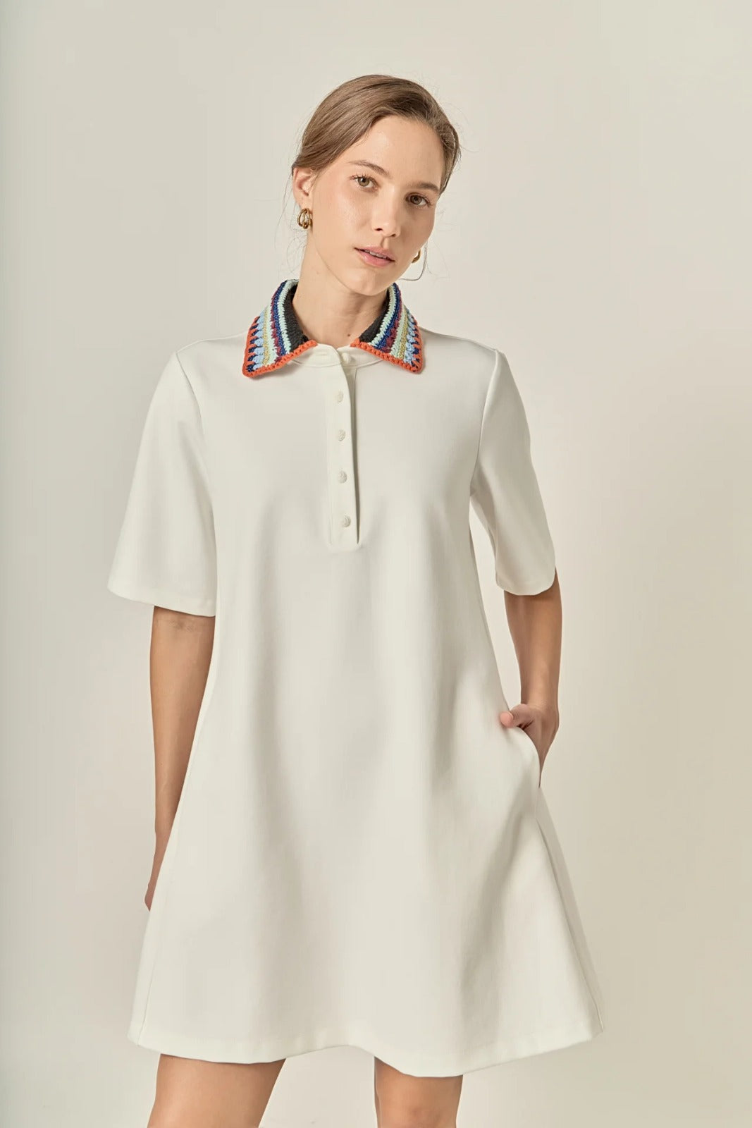 New Crochet White dress