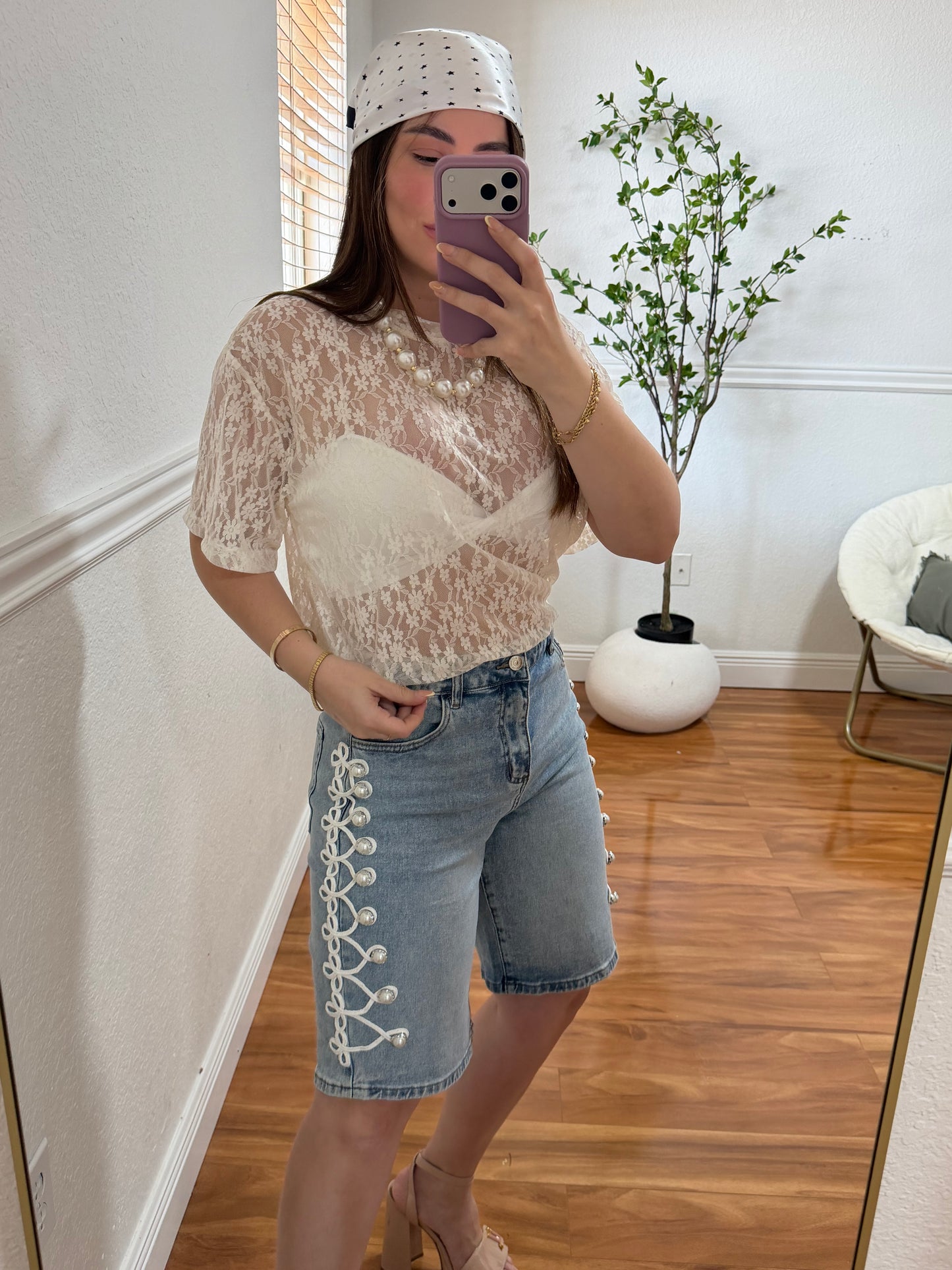 Lace shirt
