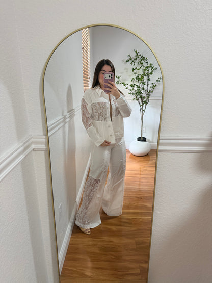 Lino lace set