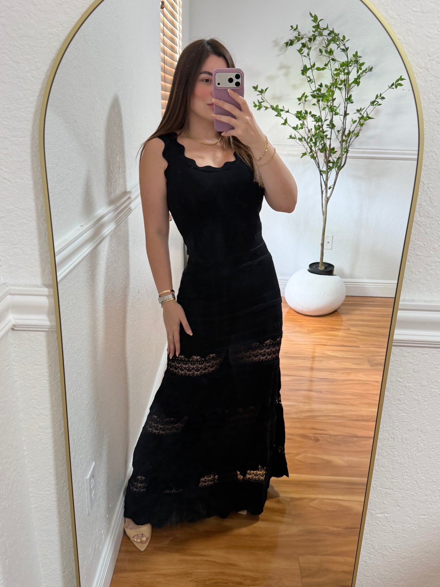 Black strech dress