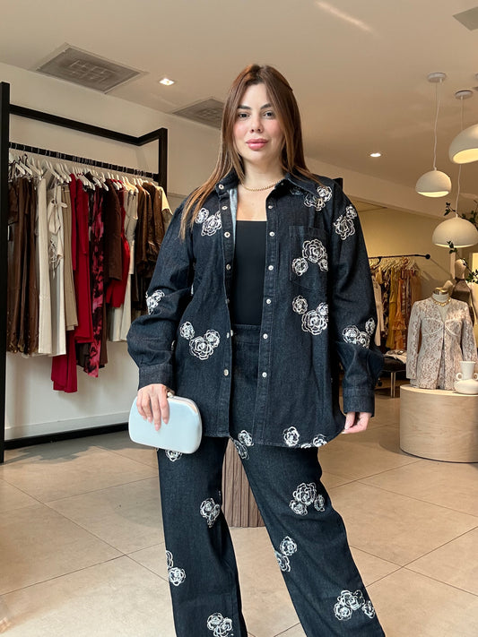 Flor de denim set