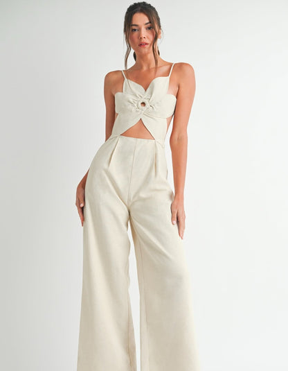Line Flowers Jumpsuit