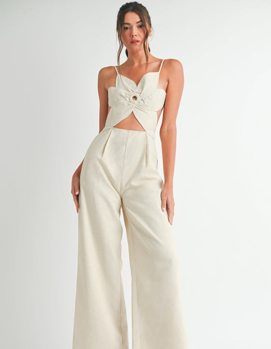 Line Flowers Jumpsuit