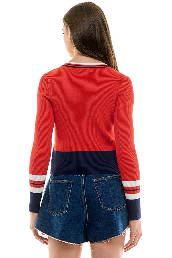 Red & Blue Top