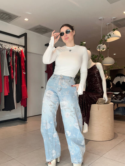 Flower Jeans
