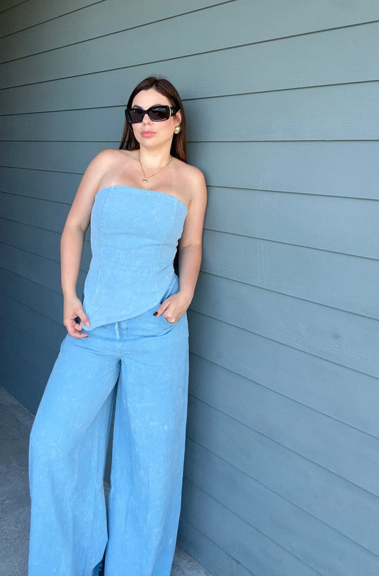 Vane baby blue set