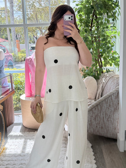 Polka dots line set