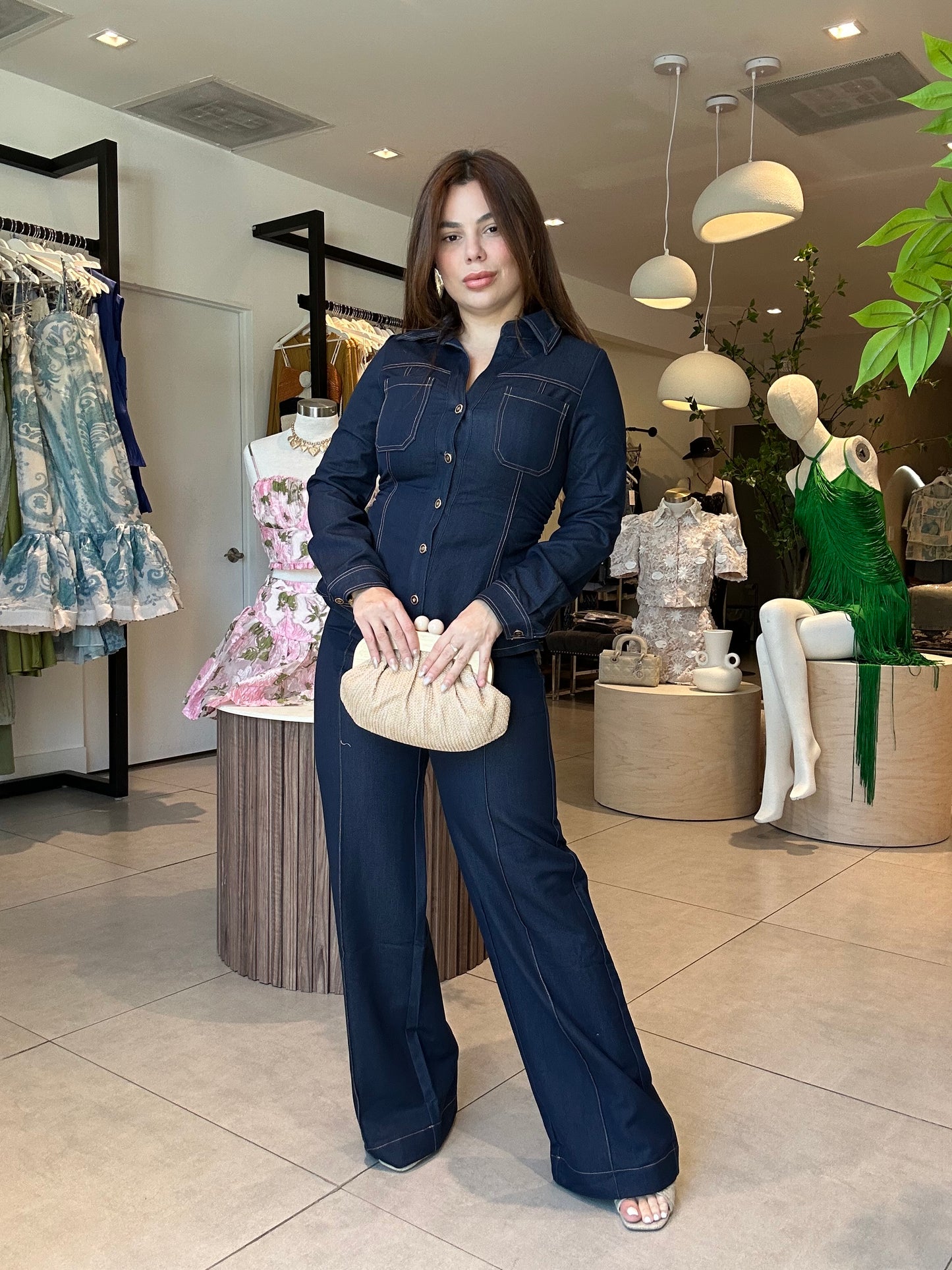 Olivia denim set