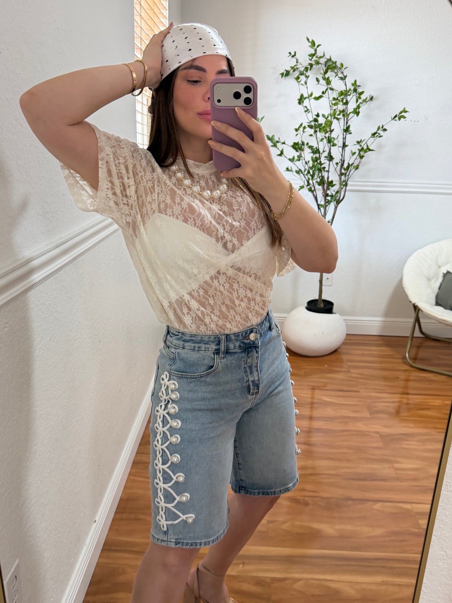 Lace shirt