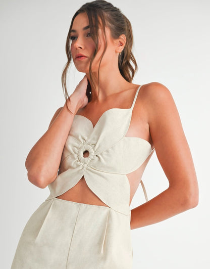 Line Flowers Jumpsuit