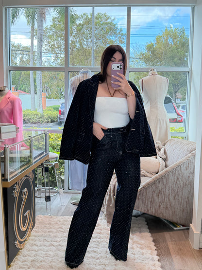 Diamond blazer set