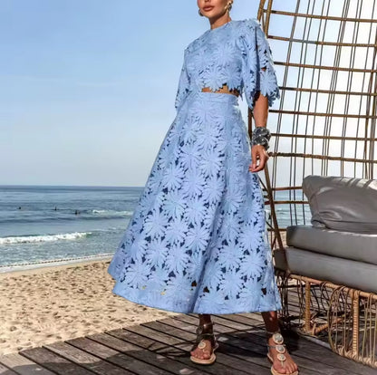 Pilar maxi skirt set