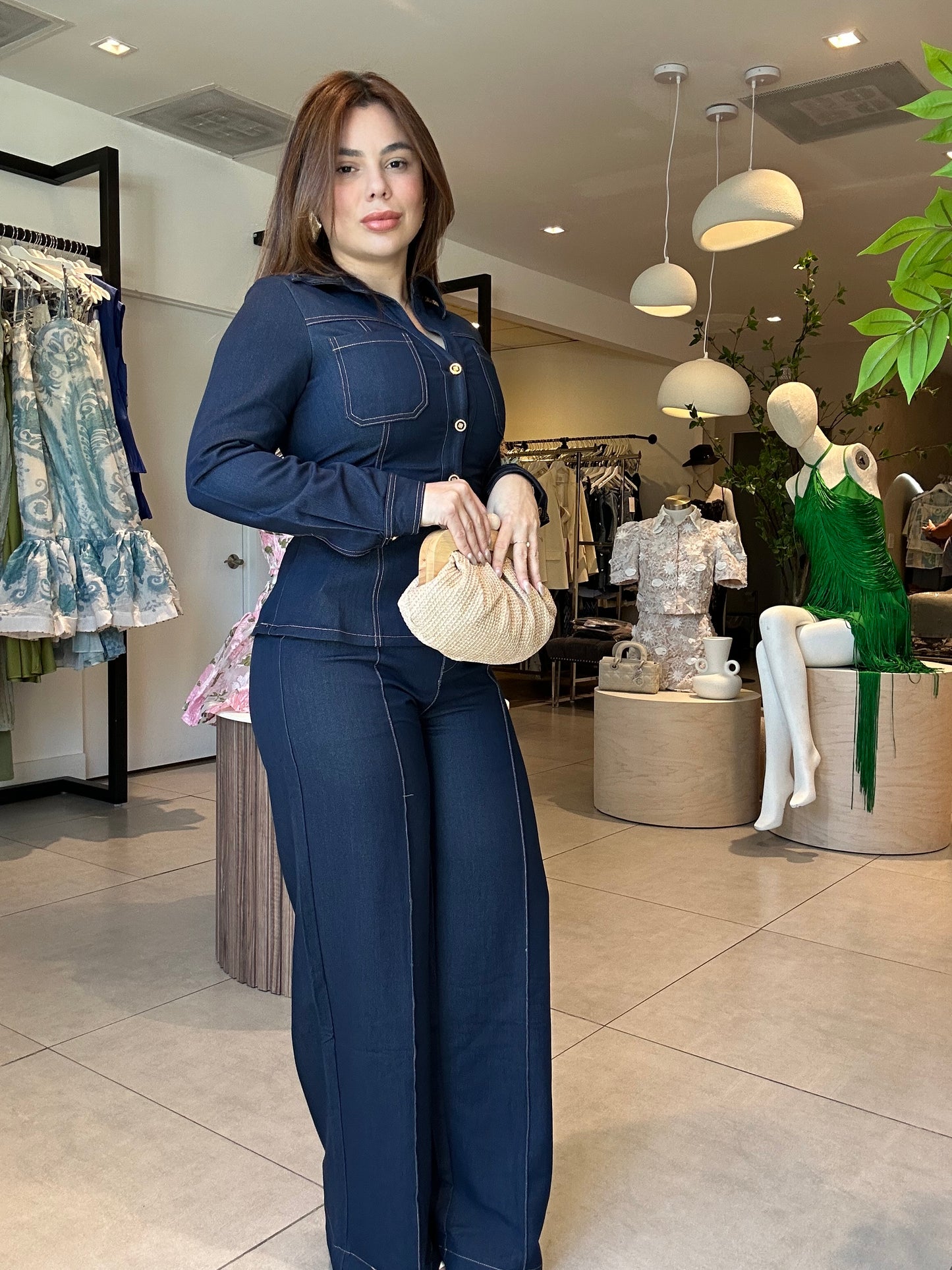 Olivia denim set