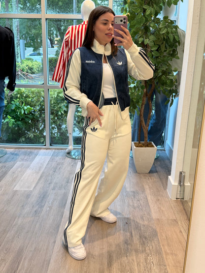 Denim Cream set