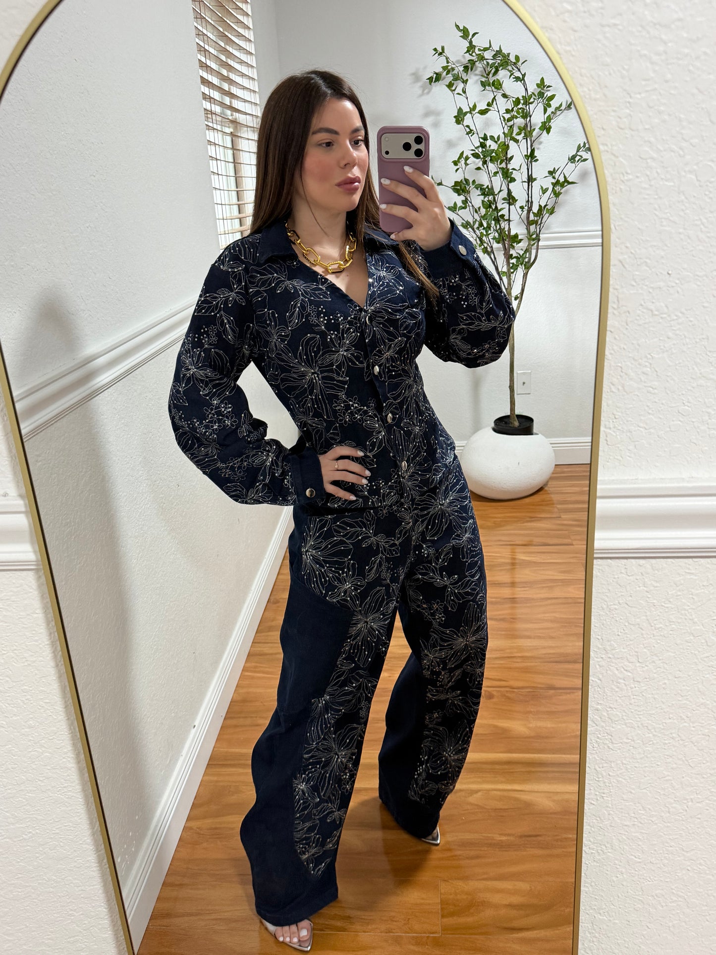 Glow denim set