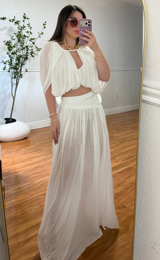 White perla set