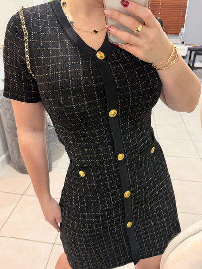 The black dress