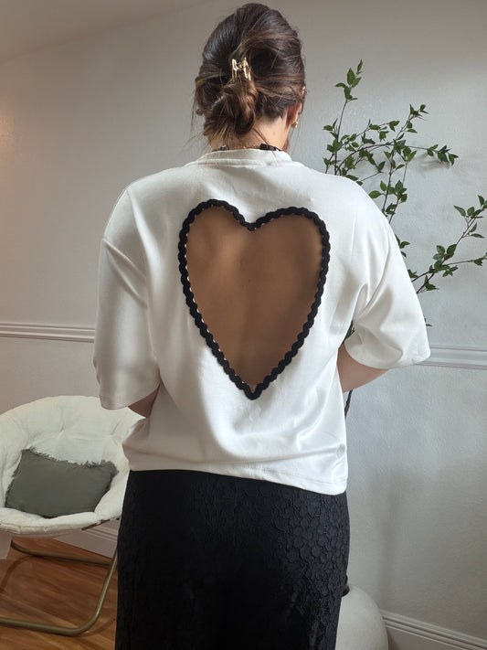 Heart Black top