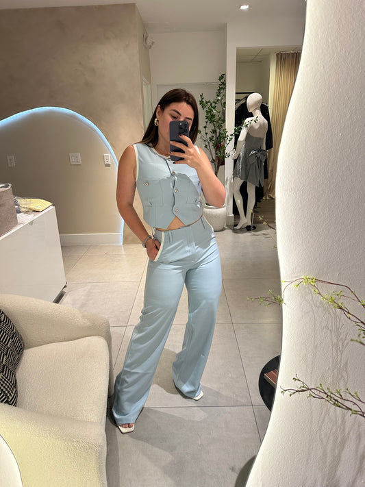 Bruna baby blue Set