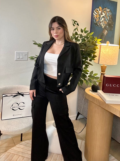 Pilar Black Set Two pieces