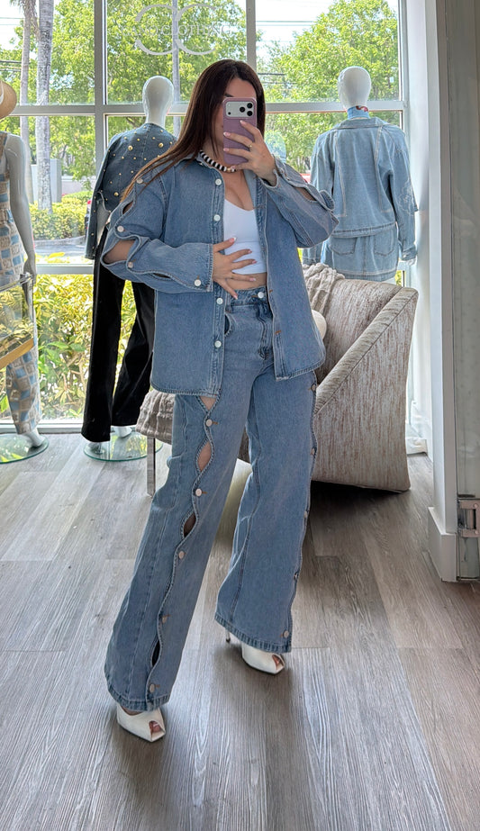 Denim Jacket set
