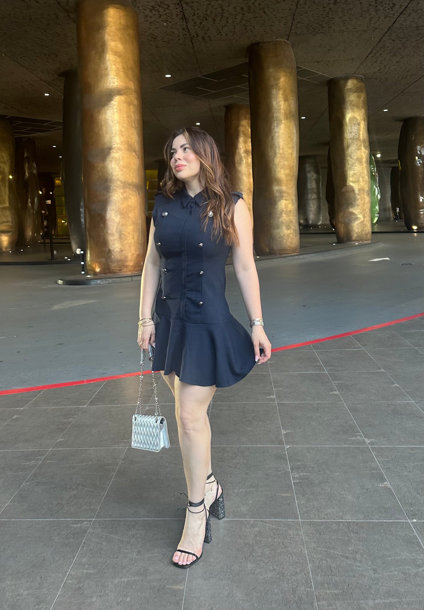 Napoleón Navy Dress