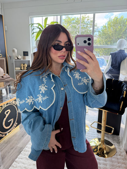 Embroidery Denim Jacket