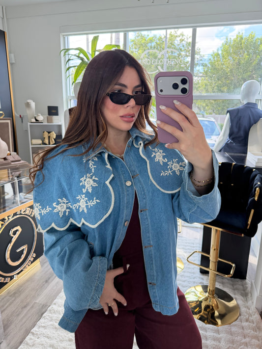 Embroidery Denim Jacket