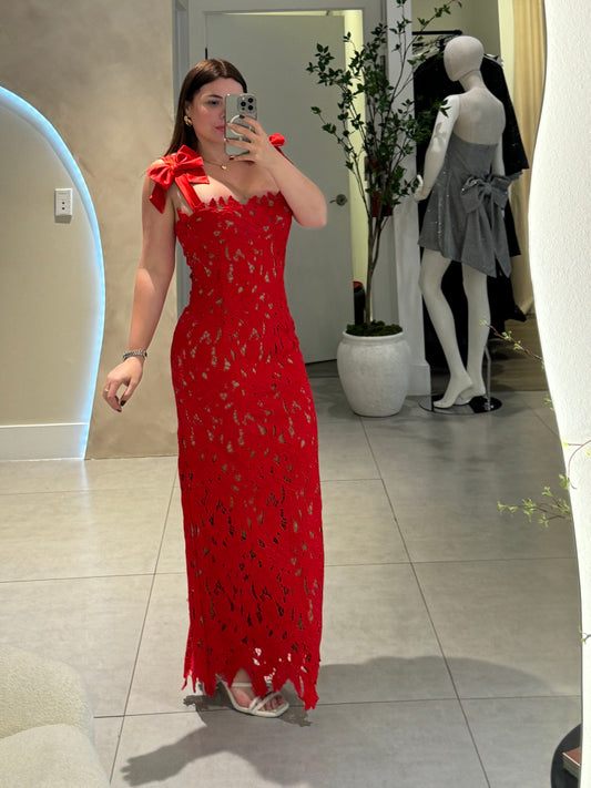 Passion Red Maxi Dress
