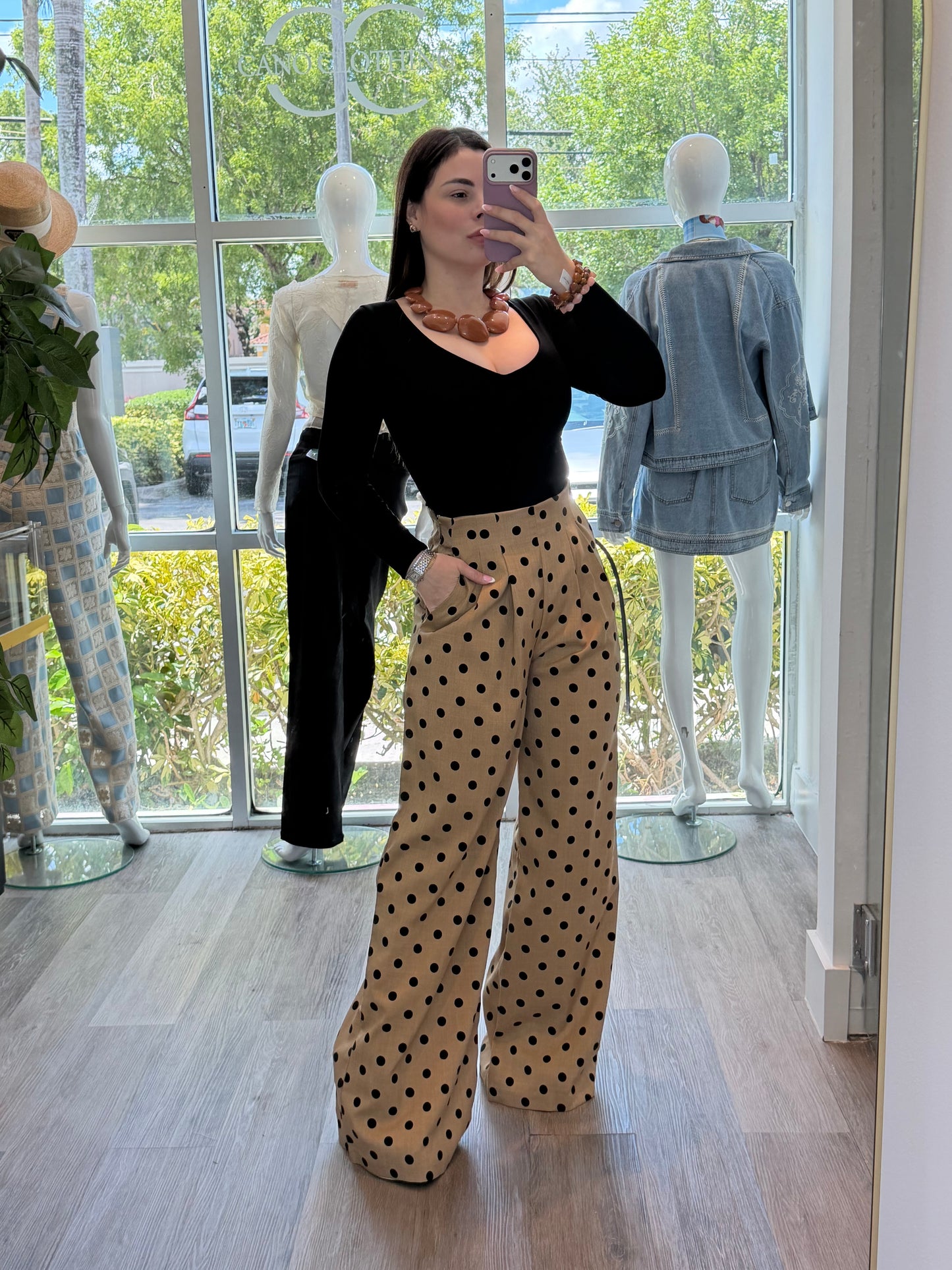 Polka dots pant