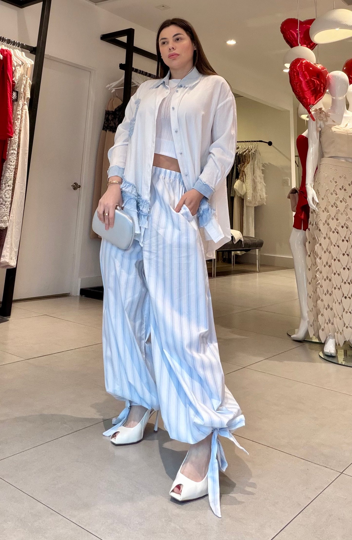 Pants Baby Blue & Baby Pink